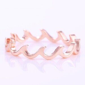 💝 Wave Fire Minimalist Simple Trendy Anillos Lovely Rings for Women, PD0…